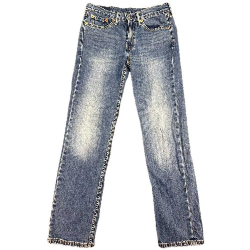 Levi's 514 Straight Fit Jeans Mens 29x30 Blue Medium Wash Denim 514-0722